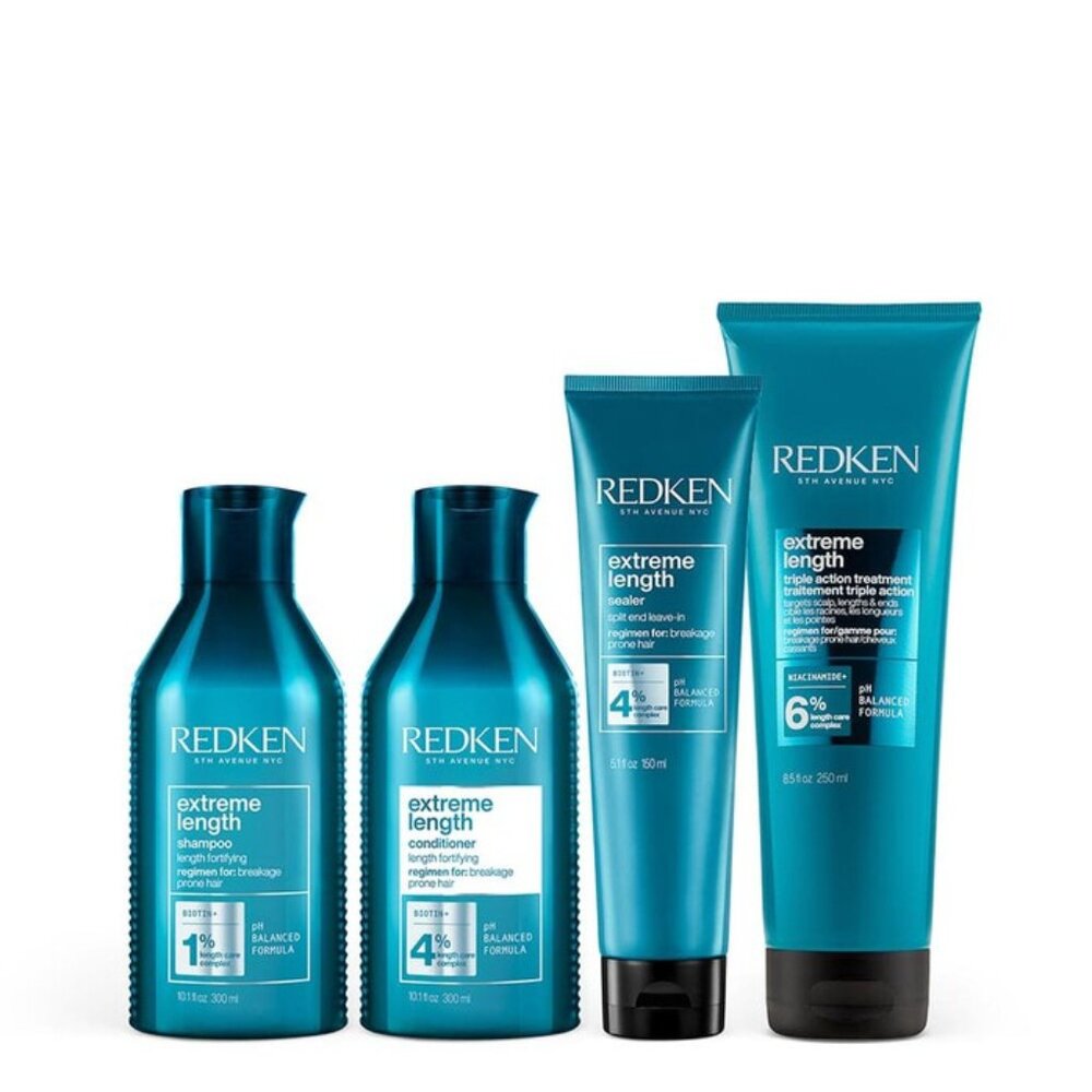 Extreme Length Shampoo, Conditioner, Triple Action Treatment, Leave-In Treatment